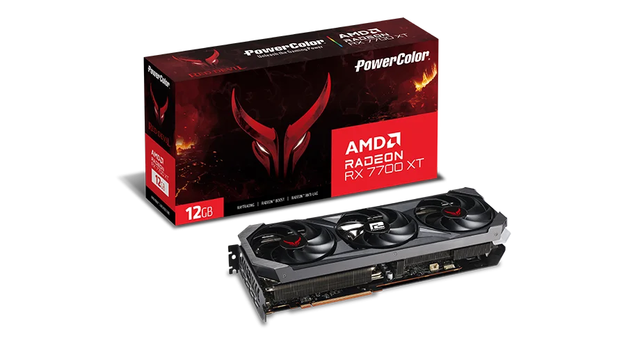 PowerColor Red Devil AMD Radeon RX 7700 XT de 12 GB GDDR6